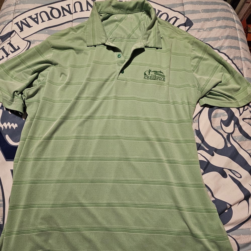 The preserve at turnbull bay lightweight golf shirt XXL